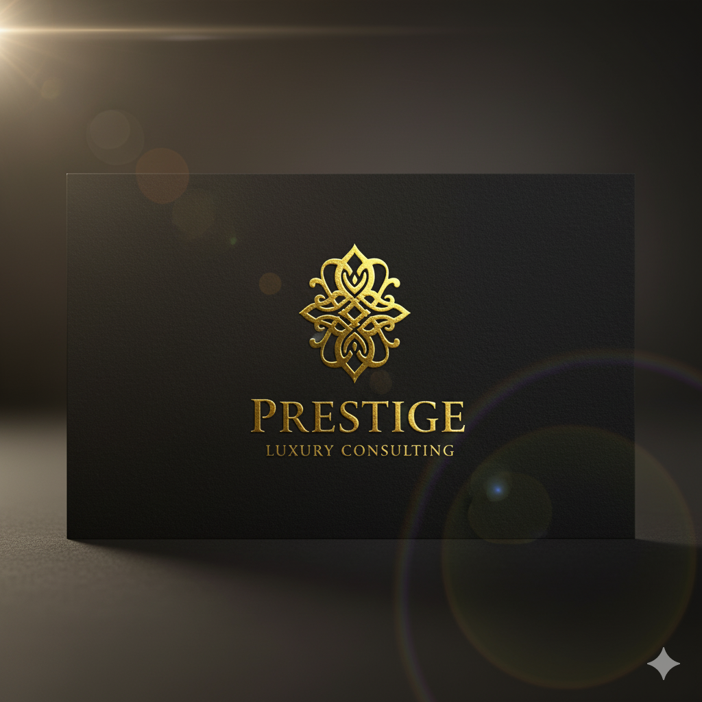 Gold Foil Visiting Cards