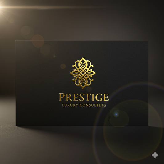 Gold Foil Visiting Cards