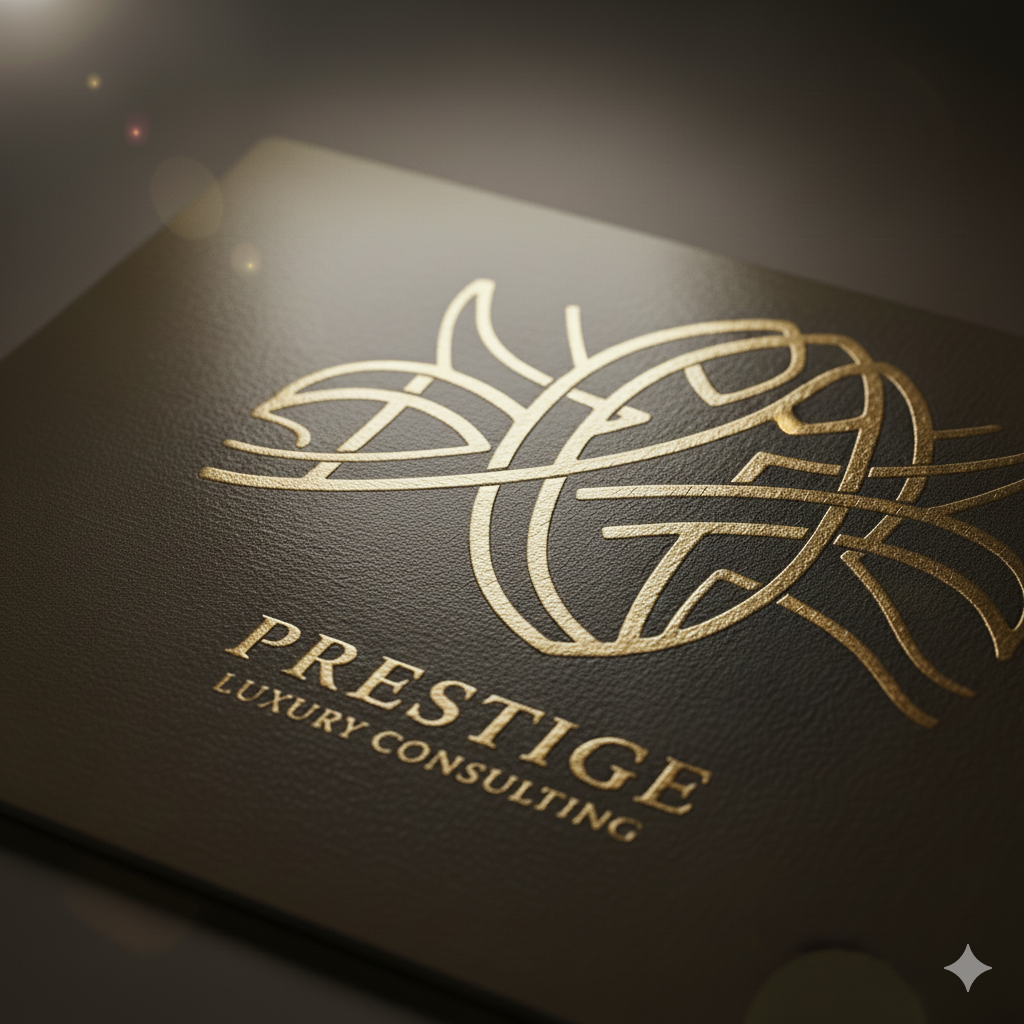 Gold Foil Visiting Cards