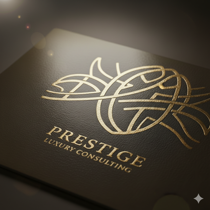 Gold Foil Visiting Cards