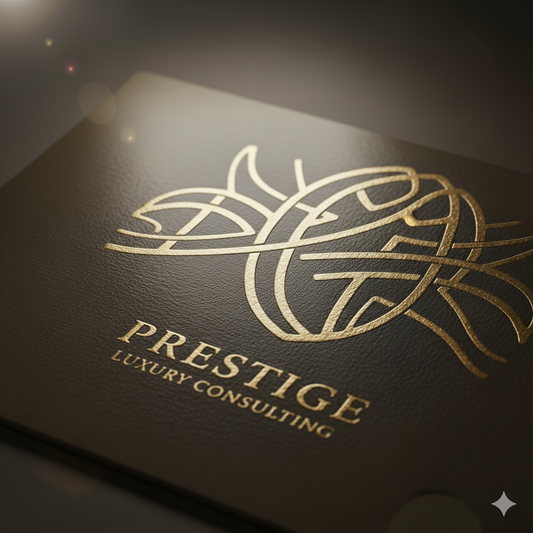Gold Foil Visiting Cards