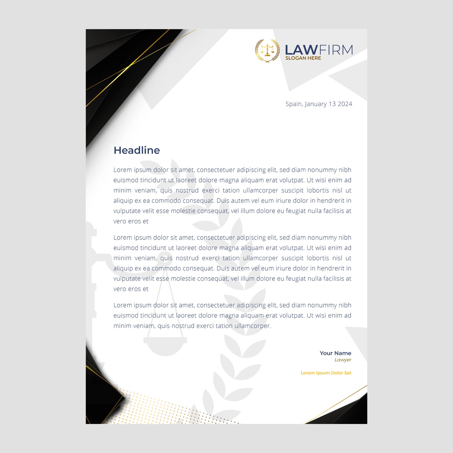 Premium Letter Heads