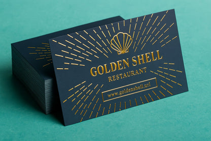 Gold Foil Visiting Cards