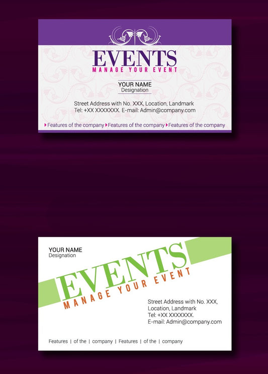 Velvet Touch Visiting Cards
